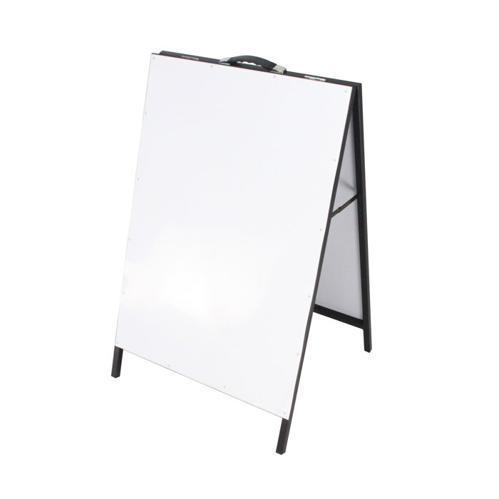 FixtureDisplays Frame Menu Board White Dry Erase Sidewalk Sign Wayfair Canada